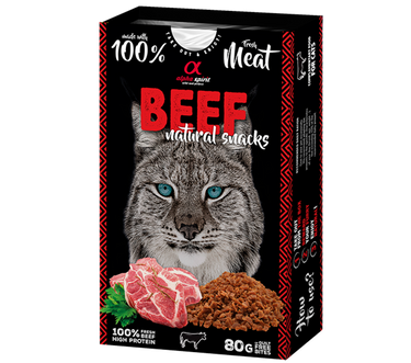 Natural Snacks for Cats Beef 80 g